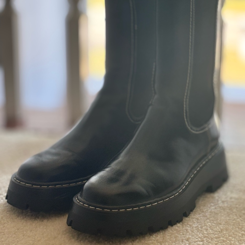 H&M Black Platform Boots